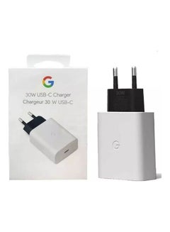 اشتري 30W USB C Fast 2 Pins Charger White في الامارات