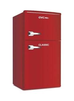 اشتري Classic Double Door Refrigerator GVRG-199-R Red في السعودية