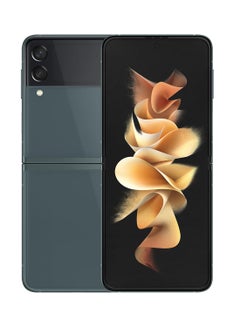 اشتري هاتف جالاكسي Z فليب 3 يدعم شبكة 5G وبشريحة واحدة مع ذاكرة رام سعة 8 جيجابايت وذاكرة داخلية سعة 256 جيجابايت إصدار الشرق الأوسط، لون أخضر في الامارات