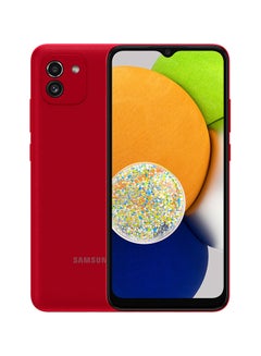 Buy Galaxy A03 Dual SIM Red 3GB RAM 32 GB LTE - Middle East Version in Saudi Arabia