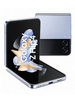 Buy Galaxy Z Flip 4 5G Single SIM + eSIM Blue 8GB RAM 256GB - Middle East Version in UAE