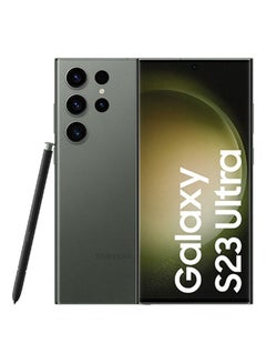 Buy Galaxy S23 Ultra 5G Dual SIM Green 8GB RAM 256GB - International Version in UAE