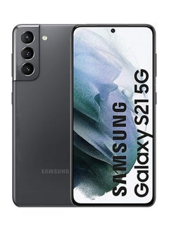 اشتري هاتف جالاكسي S21 بشريحة واحدة وذاكرة رام سعة 8 جيجابايت وذاكرة داخلية سعة 128 جيجابايت ويدعم تقنية 5G - إصدار عالمي، لون رمادي فانتوم في الامارات