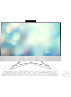 اشتري AIO 24-CD1025nh Desktop With 23.8-Inch Display, Core i5-1235U Processor/8GB RAM/1TB SSD/Intel Iris XE Graphics/Windows 11 English Snow White في الامارات