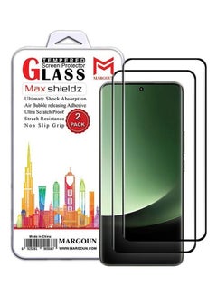 اشتري 2 Pack For Xiaomi 13 Ultra Screen Protector Tempered Glass Full Glue Back Clear في الامارات