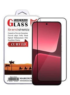 Buy Xiaomi 13 Screen Protector Tempered Glass Full Glue Back Clear in UAE