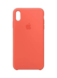 Buy Silicone Protective Case Cover For Apple iPhone XS Max Nectarine in UAE