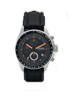 Buy Men's Chronograph Round Shape Silicone Wrist Watch CH2647 - 44 Mm in UAE