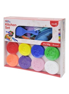 اشتري Dough Creations Kitchen Set For 3 Years And Above Diy Clay Toys في السعودية