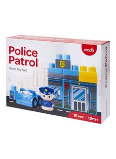 Buy Police Patrol, Set Of 15 Pcs, Creative Activity Toy Set Gift For 12M And Above Toddlers in Saudi Arabia