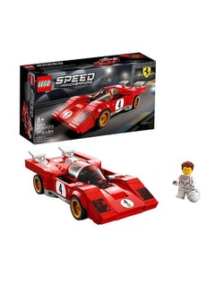 Buy 6372452 Speed Champions 1970 Ferrari 512 M 76906 Toy Building Kit; Collectible Recreation of an Iconic Race car for Kids Aged 8+; Includes a Driver Minifigure with a Cool Racing Suit (291 Pieces) 8+ Years in UAE