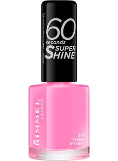 Buy 60 Seconds Super Shine Nail Polish, 8 ml - 0.25 fl oz 270 Sweet Retreat in UAE
