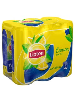 اشتري Ice Tea, Non-Carbonated Refreshing Drink lemon 320ml pack_of_6 في الامارات