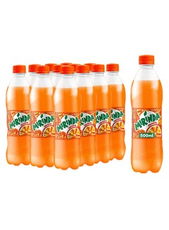 اشتري Orange Carbonated Drink Pet Bottle 500مل عبوة من 12 قطعة في الامارات