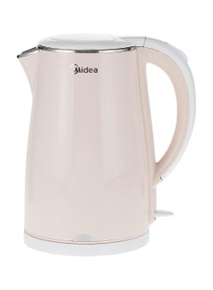 Buy Stainless Steel Electric Cordless Kettle, 360° Swivel Base, Double Wall Cool Touch Body, Power Cord Storage, Auto Cut-off Function, One Touch Lid Opening, Light Orange 1.7 L MKHJ1705R Pink in UAE