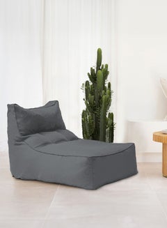 Buy Sleeping Comfortable Bean Bag Grey 100x80x75cm in Saudi Arabia