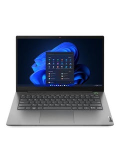 اشتري ThinkBook 15 Laptop With 15.6-Inch IPS Full HD Display, Core i7-1255U Processor/16GB RAM/512GB SSD/Windows 11 Professional/2GB NVIDIA GeForce MX550 Graphic Card English/Arabic Mineral Grey في السعودية