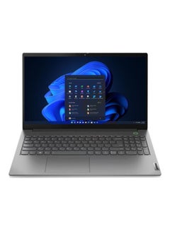 Buy ThinkBook 15 Laptop With 15.6-Inch IPS Full HD Display, Core i7-1255U Processor/16GB RAM/512GB SSD/Windows 11 Professional/Intel Iris Xe Graphics English/Arabic Mineral Grey in Saudi Arabia