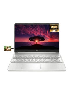 Buy 15 Business Laptop With 15.6-Inch Display, Core i5 1135G7 Processor/16GB RAM/512GB SSD/Intel Iris XE Graphics/Windows 11 Pro + 32GB Tela USB Card English Silver in UAE
