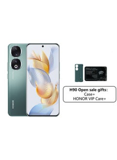 Buy 90 Dual Sim Emerald Green 8GB RAM 256GB 5G With Case And HONOR VIP Care - Middle East Version in Saudi Arabia