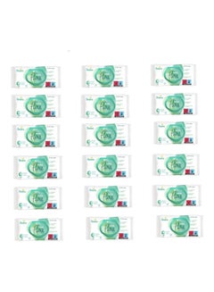 Buy Aqua Pure Baby Wipes Pack Of 18 in UAE