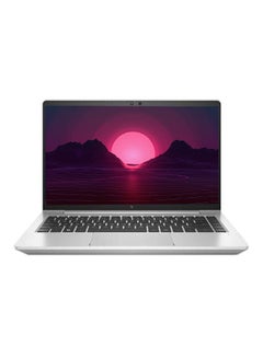 Buy 6756 EliteBook 645 G9 Laptop With 14-Inch Full HD (1920x1080) Display IPS Display, Ryzen 7-5825U Processor/16GB RAM/512GB SSD/Windows 11 Pro/AMD Radeon Graphics/ English/Arabic Silver in Saudi Arabia