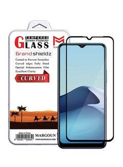 Buy Vivo Y20s Screen Protector Tempered Glass Full Glue Back Black Side in UAE