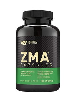 اشتري ZMA Zinc for Immune Support, Muscle Recovery and Endurance Supplement for Men and Women, Zinc and Magnesium Supplement - 180 Capsules في السعودية