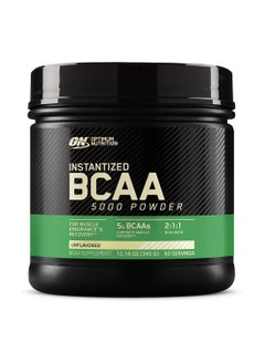 Buy Instantized BCAA Powder, Unflavored,  Branched Chain Essential Amino Acids Powder, 345 Grams, 60 Servings in Saudi Arabia