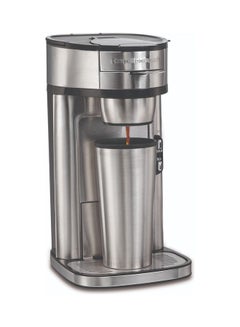 اشتري The Scoop Single-Serve Coffee Maker, Brews 250-410 Ml Cups Coffee In Mins, 2 Metal Filters, 2 Brew Settings, Adjustable Mug Stand, Stainless Steel 410 ml 1400 W 49981-SAU Silver في السعودية