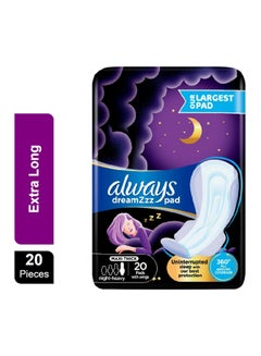 Always Dreamzz Pad Cotton Soft Maxi Thick, Night Long Sanitary
