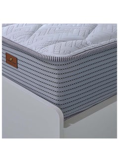 Buy Nature Latex with Pocket Spring Single Mattress Medium Firm Feel White 200x120x25cmcm in UAE