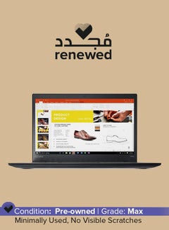 Buy Renewed - Thinkpad T470s (2017) Laptop With 14-Inch Touchscreen,Intel Core i7 Processor/7th Gen/8GB RAM/256GB SSD/Intel HD Graphics 620 English/Arabic Black in Saudi Arabia