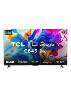 Buy 55-Inch QLED 4K Smart TV 55C645 Black in UAE