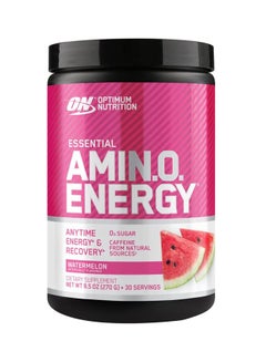 Buy Amino Energy - Pre Workout With Green Tea, Bcaa, Amino Acids, Keto Friendly, Green Coffee Extract, 0 Grams of Sugar, Anytime Energy Powder - Watermelon, 270 G , 30 Servings in Saudi Arabia