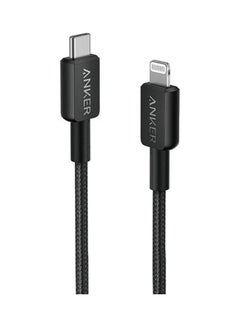 اشتري 0.9 Meter For Apple Devices Cable 322 Usb C to Lightning Black في السعودية