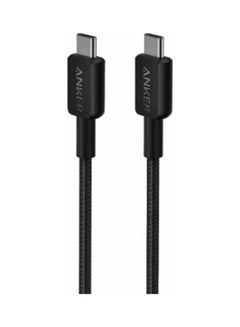 Buy Usb-C To C Cable 60W For Usb-C Devices 0.9 Meter Length Black in Saudi Arabia