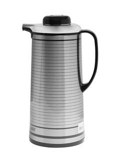 Buy Stainless Steel Vacuum Flask Silver/Black 1.6Liters in Saudi Arabia