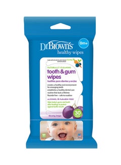 Buy Tooth And Gum Wipes, Pack Of  30 in Saudi Arabia