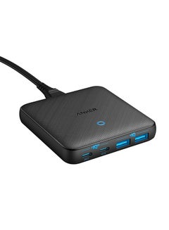 Buy 4-Ports Dual Type-C And Dual USB-A Charger 63W Black in Saudi Arabia