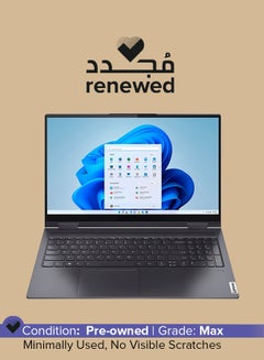 اشتري Renewed - Yoga 7i 2-in-1 Laptop With 15.6-Inch Touch Screen Display,Intel Core i5-11TH/8GB Memory/256GB Solid State Drive english_arabic Slate Grey في الامارات