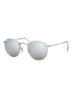 اشتري Unisex Mirrored Round Shape Sunglasses - RB3447 019/30 50-21 - Lens Size: 50 mm في الامارات