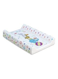 اشتري Contoured Foam Waterproof Diaper Changing Pad For Newborn And Infant Fits All Standard Changing Tables Or Dresser Tops - Circus في الامارات