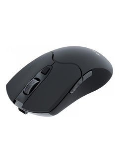 اشتري 3-In-1 Wireless Mouse 2.4G Wireless Dongle Bluetooth 5.0 3 Levels (1000-1200-1600) DPI 10 Meters Working Distance With 6 Buttons And 60 Cm Type-C Cable Included Compatible With iOS/Windows Black في الامارات