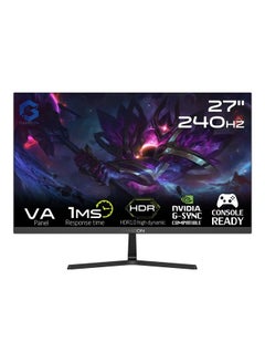 Buy GOP27FHD240VA 27-Inch FHD, 240Hz, 1ms (1920x1080) Flat VA Gaming Monitor With G-Sync & Free Sync - Black (HDMI 2.1 Console Compatible) Black in UAE