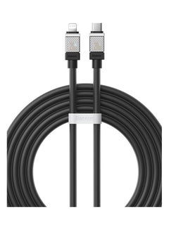 Buy Type C To Lightning Cable (2M), 20W Power Delivery USB C iPhone Cables Type C iPhone Charger Cord Fast Charging Data Cables Zinc Alloy Connector for iPhone 14/13/ 12 Pro Max / 12/11 Pro/X/XS/XR / 8 Plus- Black Black in UAE