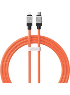 Buy Type C To Lightning Cable (1M), 20W Power Delivery USB C iPhone Cables Type C iPhone Charger Cord Fast Charging Data Cables Zinc Alloy Connector for iPhone 14/13/ 12 Pro Max / 12/11 Pro/X/XS/XR / 8 Plus- Orange Orange in UAE