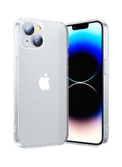 Buy JR-14Q3 TPU And Glass 6.7 Inches Durable Shockproof and Anti Yellowing Full Coverage Camera Unrestricted Button Access iPhone 14 Plus Clear Case Clear in Saudi Arabia