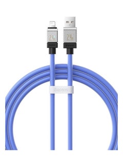 Buy iPhone Cable 1M Fast Charging And Data Cable iPhone Charger Cable 2.4A Lightning Cord Compatible for iPhone 14/14 Pro/14 Plus/14 Pro Max, iPhone 13 Pro 12 Pro Max 11 XS 7 Plus 6S iPad Pro Blue in UAE