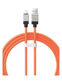 اشتري iPhone Cable 1M Fast Charging And Data Cable iPhone Charger Cable 2.4A Lightning Cord Compatible for iPhone 14/14 Pro/14 Plus/14 Pro Max, iPhone 13 Pro 12 Pro Max 11 XS 7 Plus 6S iPad Pro Orange في الامارات